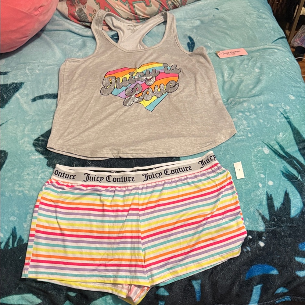 NWT 2 piece juicy couture pajama set